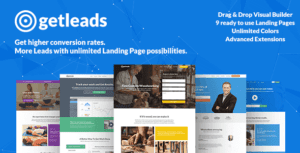 Getleads High-Performance Landing Page Wordpress Theme