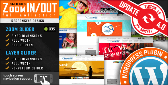 Responsive Zoom In/Out Slider – Wordpress Plugin