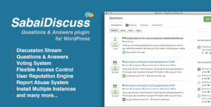 Sabai Discuss – Questions & Answers Plugin For Wordpress