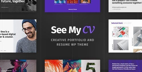 See My Cv – Resume & Vcard Wordpress Theme
