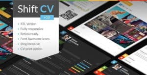 Shiftcv – Blog Resume Portfolio Wordpress Theme