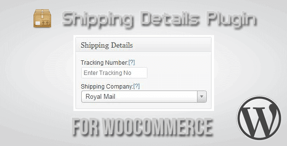 Shipping Details Plugin For Woocommerce