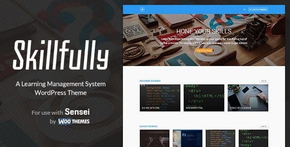 Skillfully – A Learning Management System Theme