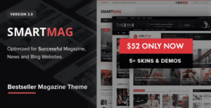 Smartmag – Responsive & Retina Wordpress Magazine