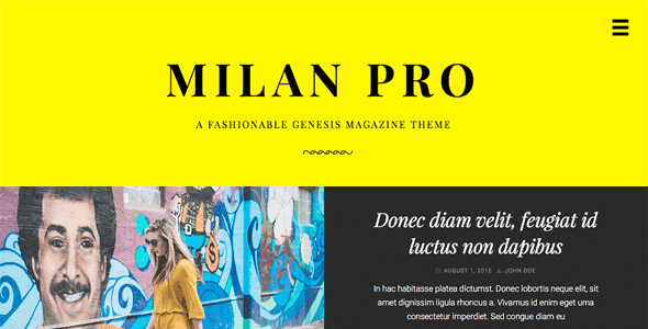 Studiopress Milan Pro