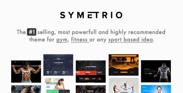 Symetrio – Gym & Fitness Wordpress Theme