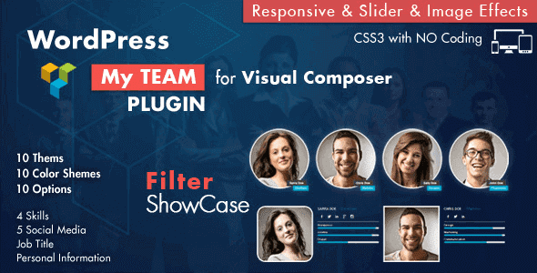 Team Showcase For Visual Composer
