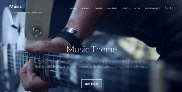 Themify Music - Wordpress Theme
