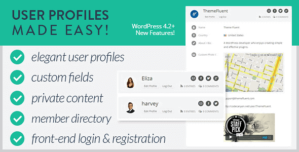 User Profiles Made Easy – Wordpress Plugin