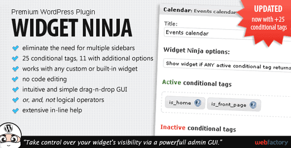 Widget Ninja – Ultimate Widget Controller
