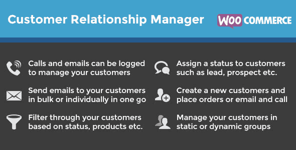 Woocommerce Customer Relationship Manager