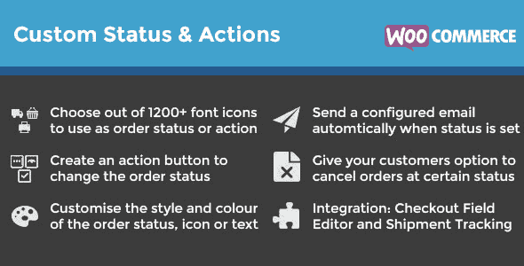 Woocommerce Order Status & Actions Manager