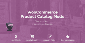 Woocommerce Product Catalog Mode