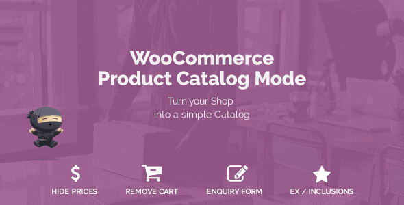 Woocommerce Product Catalog Mode