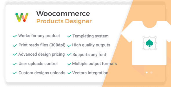 Woocommerce Products Designer – Online Customizer Tool For Shirts Cards Or Any Web To Print Shop