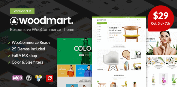 Woodmart – Responsive Woocommerce Wordpress Theme