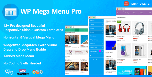 Wp Mega Menu Pro – Responsive Mega Menu Plugin For Wordpress