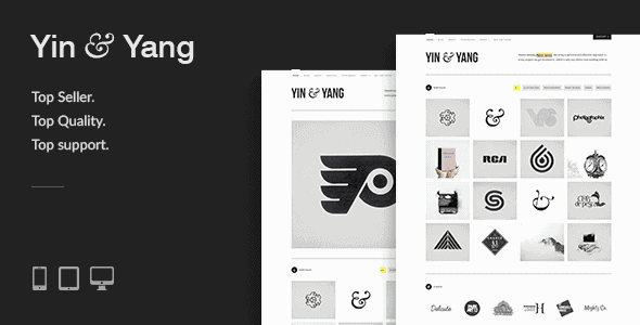Yin & Yang – Modern Responsive Clean & Creative Wordpress Portfolio Theme Powered By Ajax