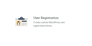 WPForms – User Registration addon