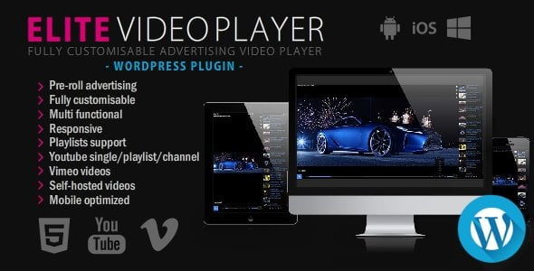 Elite Video Player – WordPress plugin