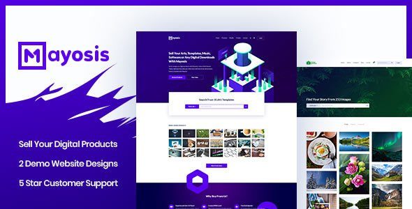 Mayosis – Digital Marketplace WordPress Theme
