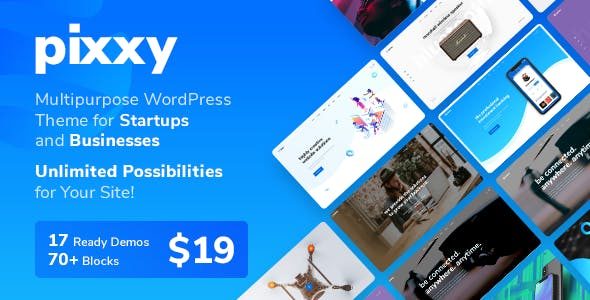 Pixxy – App, Software & SaaS Startup WordPress