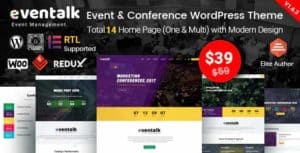 EvenTalk – Event Conference WordPress Theme