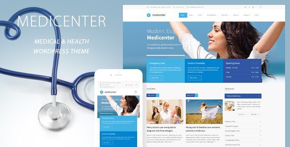 MediCenter – Health Medical Clinic WordPress Theme