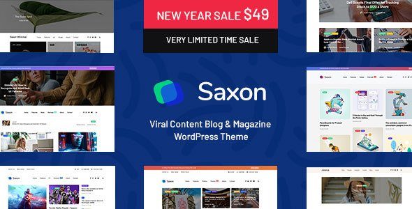 Saxon – Viral Content Blog & Magazine WordPress Theme