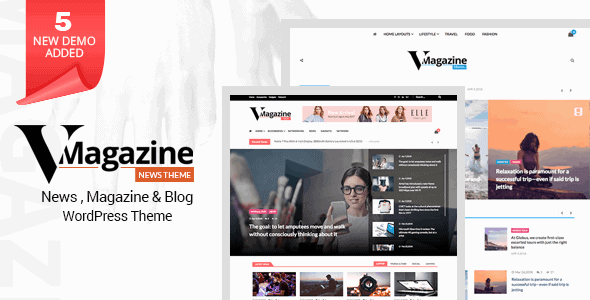 Vmagazine- Blog, NewsPaper, Magazine WordPress Themes