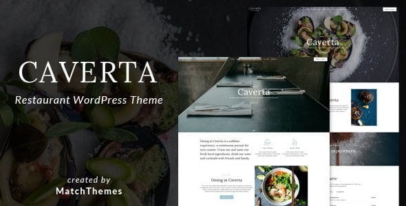 Caverta – Fine Dining Restaurant Theme