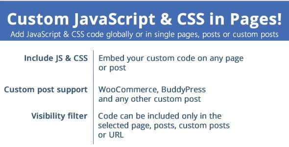 custom-js-css-in-pages