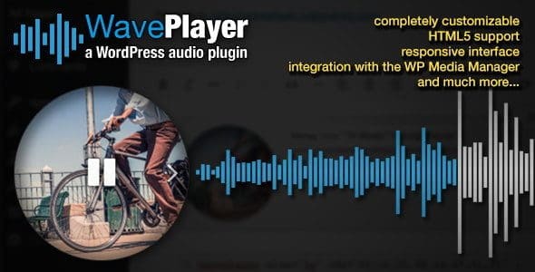 WavePlayer – WordPress Audio Player with Waveform and Playlist