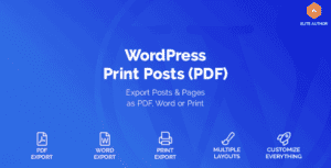 wordpress-print-posts-pages-pdf