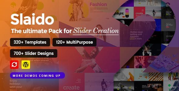 Slaido – Template Pack for Slider Revolution