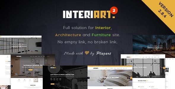 InteriArt – Furniture & Interior WordPress Theme