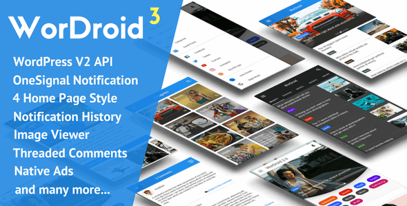 WorDroid – Full Native WordPress Blog App