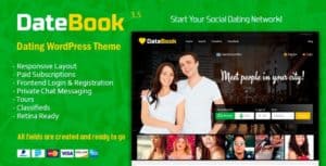 DateBook – Dating WordPress Theme