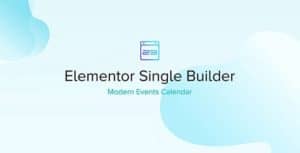 Elementor Single Builder for Modern Events Calendar