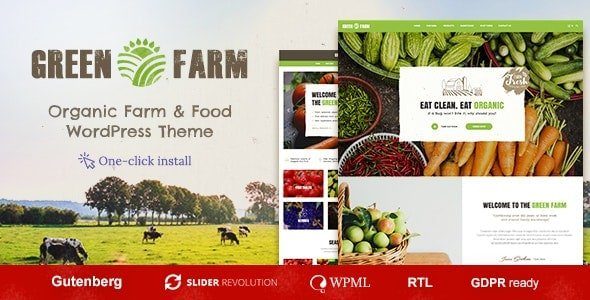 Green Farm – Organic Food WordPress Theme