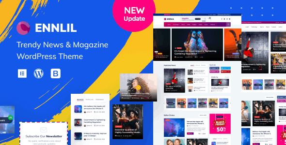 Ennlil – Modern Magazine WordPress Theme