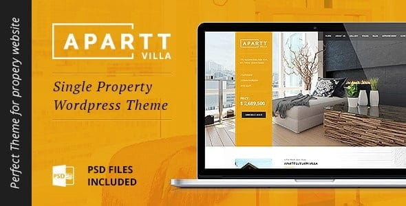 Apartt Villa – Single Property Real Estate WordPress Theme