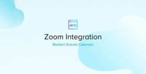 Modern Events Calendar – Zoom Integration