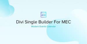 Divi Single Builder Addon for Modern Events Calendar
