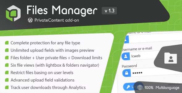 privatecontent-files-manager-addon