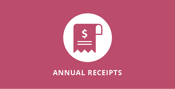 WP Charitable – Annual Receipts